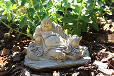 Buddha  Glück Steinfigur