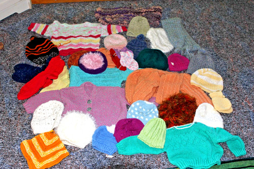 Handgestricktes mützen - handgestricktes,,