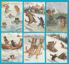 CATS OF LOUIS WAIN - SET OF 6
