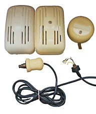 2 Türklingel POST Anschluss Kasten - Schalter Telefon Stecker 1960-70