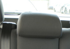 VW Polo 9N 9N3 Cross Fun Kopfstütze hinten mitte mittig    blaue Näthe