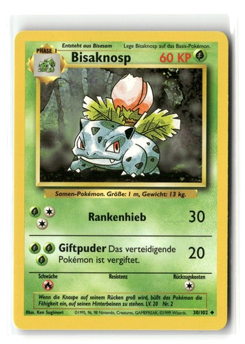 Pokémon tcg bisaknosp basis - pokémon,