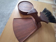 Midcentury Teak Tischkehrset