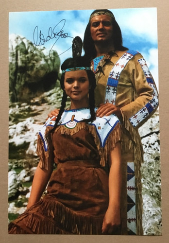 Uschi glas orig autogramm - uschi, auf