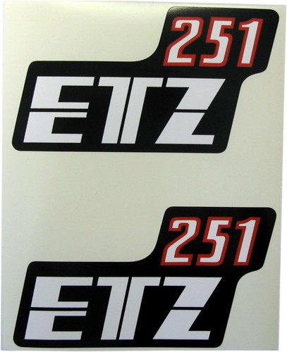 Aufkleber sticker etz 251 - aufkleber, mz