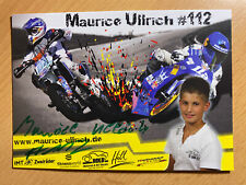 Maurice Ullrich Autogramm handsigniert Motorrad Rennfahrer D IDM 125 SSP