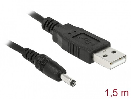 Usb stromkabel kabel - 1,5m,