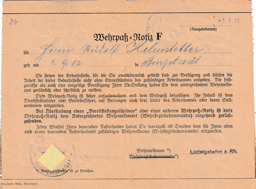 Feldpost ludwigshafen - feldpost,