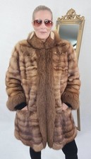 A5524 RUSSISCHE ZOBEL JACKE ECHT PELZ MANTEL PELZJACKE - REAL SABLE FUR JACKET