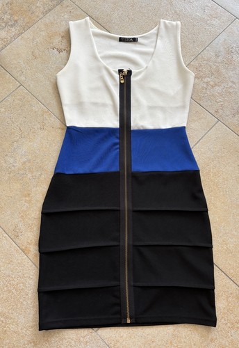 Kleid eng mit - mit, reißverschluss