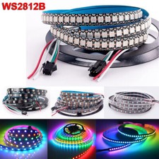 WS2812B LED Streifen 1-5m RGB Licht Individuell Adressierbar 5V 30 60 144leds/m