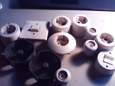 12 Teile alte Schalter Dosen ect. DDR Bastler Reparatur Elektro Haushalt