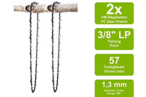 Sägeketten passend für - 2,