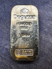 1  Unze Feingold Degussa Waren 999,9