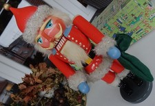 Original Erzgebirge Volkskunst Alter Nussknacker Expertic DDR H 32 cm OVP