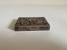 Silber Dose antik um 1900 -  Zier-oder Pillendose aus 800er Silber