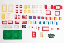 LEGO VINTAGE Fenster & Türen Konvolut | System Systemsteine | Seltenes Zubehör