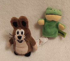 Fingerpuppen - Frosch - Hase