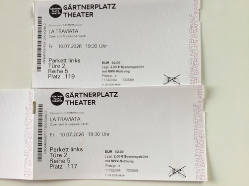 Karten traviata - karten, la