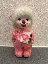 Vintage Harlekin Clown Puppe