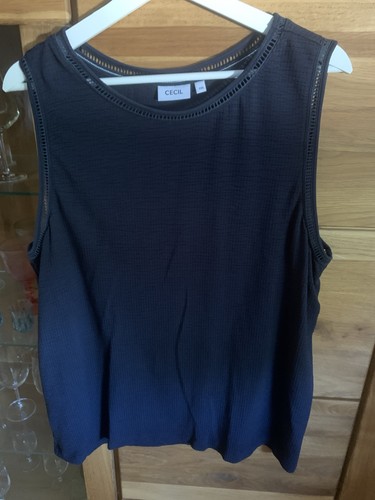 Cecil damen top dunkelblau - cecil,