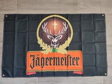 Jägermeister Fahne Banner Flagge Wandbehang ca. 90 x 150 cm