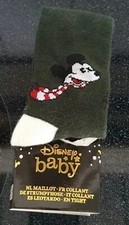 Khaki "Mickey Maus" Strumpfhose - Gr.62/68 - NEU