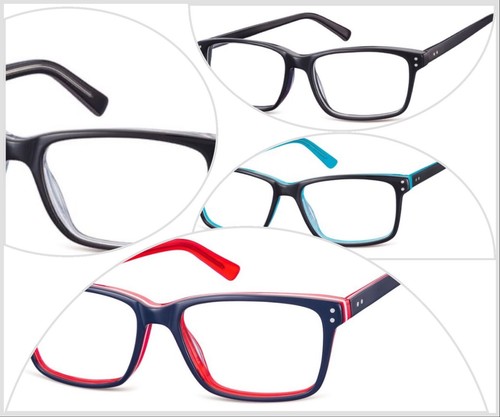 Kunststoff lesebrille unisex - kunststoff,