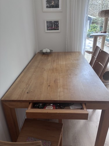 Vollholz tisch mit bank - vollholz, und