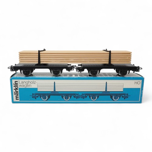 Märklin 4665 langholzwagen - märklin,