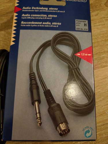 Audiokabel adapterkabel din - adapterkabel,