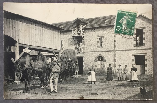 Cpa lok maison - maison, poirier