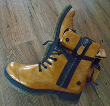 NEU Marco Tozzi Damen Stiefelette Boots Gr 41 orange-gelb  SIEHE BILDER