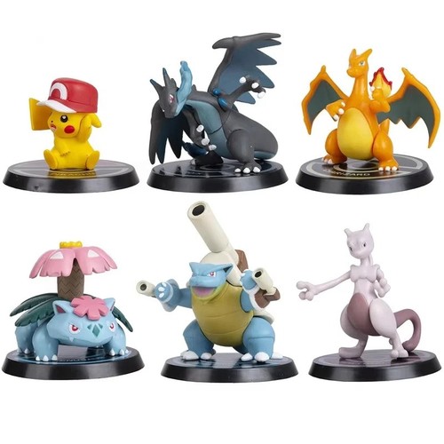 Pokémon figuren set stück - pokémon, 6