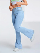 Jeans Damen High Waist Loose