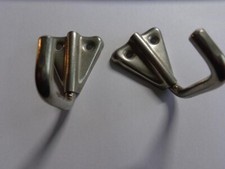 2 DDR Metall Garderobenhaken