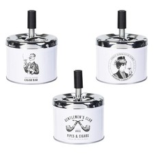 3x Retro Drehaschenbecher