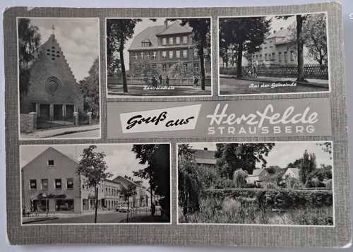 Gruss aus herzfelde - ak,