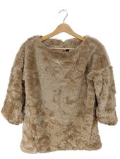 ZARA KNIT Felljacke Damen