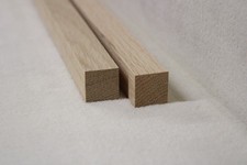 (a88)  1Stk 100cm Quadratleiste Eiche 21x21mm Vierkant Holzleisten