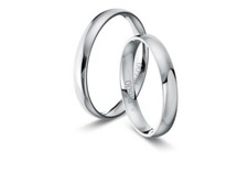 2x600 Platin Eheringe