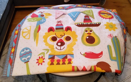 Krappeldecke bunt 100 x 140 - krappeldecke,,