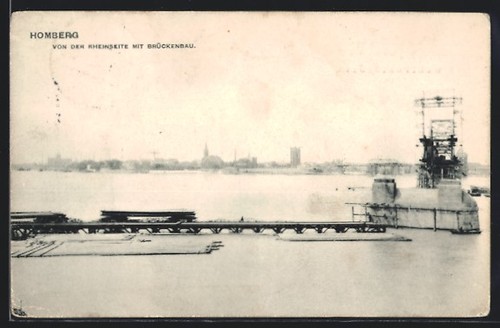 Homberg von der rheinseite - der,