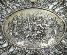 alte Silberschale Obstschale