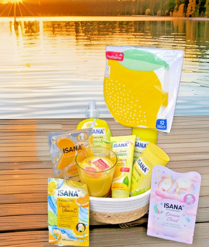 Geschenk korb wellness set - geschenk,