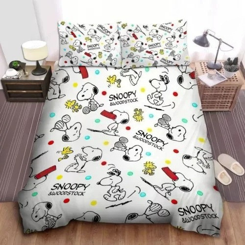 Snoopy freunde bettwäsche - &,