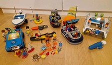 Playmobil Set Boote Schiffe Meer Motor- Ruder- Segelboot Kanu Figuren