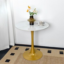 Rund Bar Bistrotisch Küchen Esstisch Sinterstein Top für 4 Personen mit Standfuß