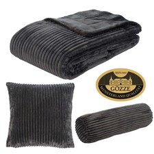 GÖZZE Cord Optik Kuscheldecke