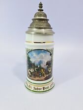 Bierkrug Bierseidel 500 Jahre Post Zinndeckel 0,5L